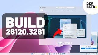 Windows 11 build 26120.3281: NEW Recall changes, Taskbar Share button, UI inconsistency  KB5052086