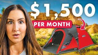 Buy land and cashflow on tents?