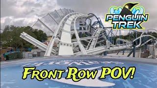 FIRST LOOK! Penguin Trek at SeaWorld Orlando FRONT ROW POV!