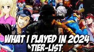 "GAMES I PLAYED IN 2024 TIER LIST"