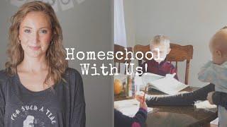 Homeschool With Us || How We Homeschool Kindergarten and Preschool