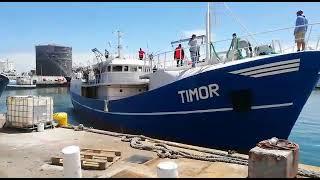 MV Timor refitted @ Capetown as surface longline vessel (part 1)