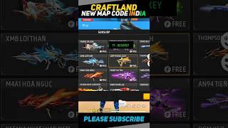 craftland new map code free fire #shorts