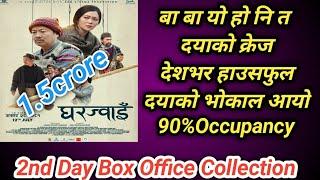 Ghar Jwai Movie | Day 2 Box Office Collection | Very Good Jump | Dayahang | Miruna