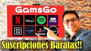 GamsGo! Paga menos por Netflix, HBO Max, Prime Video y Disney+, ...Probado y Explicado!!