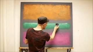 Color field painting.  Paint your Rothko. Online course. Die Farbfeldmalerei, male dein Rothko