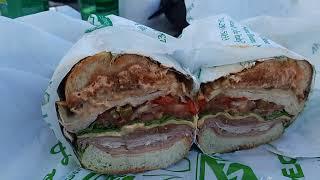 Mikes Deli in the Bronx on Arthur Avenue makes this huge sandwich called the All American