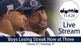 DZ 11-4-24: Cowboys lose 3 in a row after loss to Falcons  |  The Dumb Zone 11-4-24 LIVE STREAM