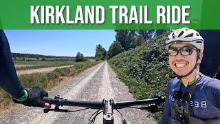 Cross Kirkland Corridor (Eastrail) Bike Trail Tour | Uncut Ride w/ Commentary