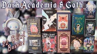 20+ Dark Academia & Goth Blind Box Unboxing (Lilith, Kayla X, Misya, Emma, Fairyland, Zura + more)