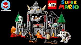 LEGO Super Mario 71423 Dry Bowser Castle Battle Speed Build Review