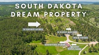 Dream Property with 19 Acres, Shooting Range,  Multiple Houses, Big Shop,  In The Black Hills of SD