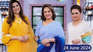 Bushra Ansari 1st Interview With Her Sister Asma Abbas |  Full Show | Madeha Naqvi | SAMAA TV