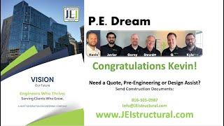 PE Dream Team Welcomes Kevin.  Building Envelope Consulting and Facade Design Engineering