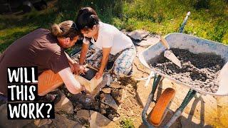 #10 Building concrete footings for our tiny house (Roof build)