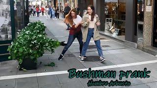 bushman prank reactions to die of laughter // broma hombre arbusto