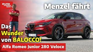 Menzel fährt Alfa Romeo Junior Elettrica 280 Veloce: Das Wunder von Balocco! | auto motor und sport