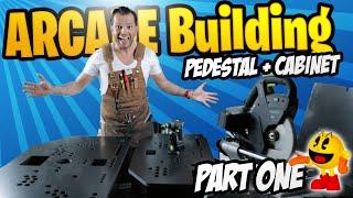 Cabinet and Pedestal Arcade building series - PART 1:  'building the control panels'