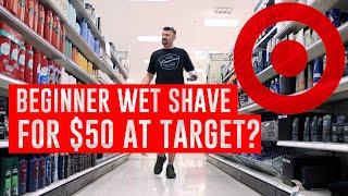 Can a Beginner get a Great Safety Razor Wet Shave at Target?! Bevel, Van Der Hagen, Harry's Oh My!