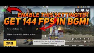 HOW TO ENABLE 144FPS IN IQOO NEO 9 PRO | BGMI 144 FPS GAMEPLAY | EASSA GAMING