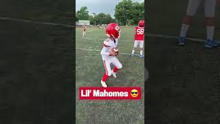 El Mini Patrick Mahomes en Acción #shorts #nfl