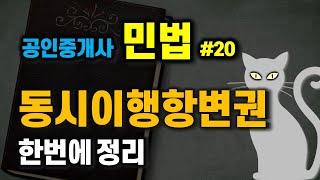 공인중개사 공부 - 민법 #20 -  계약법 중 동시이행항변권 쉽게 정리