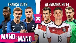 FRANÇA 2018 X ALEMANHA 2014: QUEM FOI O MELHOR CAMPEÃO DA COPA? - MANO A MANO DA COPA DO MUNDO