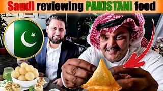 Saudi tried Pakistani food and he said..... i wish Pakistani food was more.....