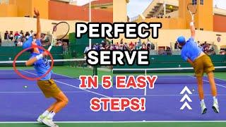 How to Hit a Perfect Tennis Serve in 5 Simple Steps | Master Your Serve