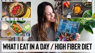 WHAT I EAT IN A DAY HIGH FIBER // LOW CALORIE DENSITY DIET FOR WEIGHT LOSS // VEGAN RECIPES