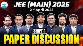 JEE MAIN 2025 | Live Paper Discussion & Solutions | April Attempt ( Shift-1) April Session by Aakash