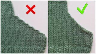 The Perfect Sloped Bind-Off: Essential Knitting Tips for Flawless Edges!