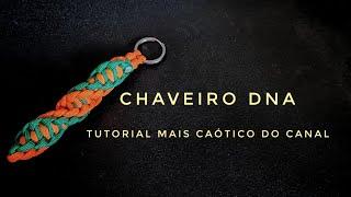 Chaveiro DNA Duplo - Double DNA WRAPTURE Paracord Keychain