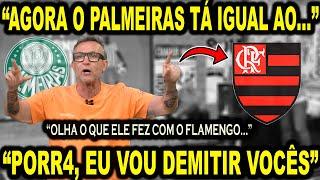 "AGORA O PALMEIRAS ESTÁ IGUAL AO..." NETO FALA DO FLAMENGO E HINO DO FLAMENGO VAZA AO VIVO!