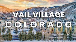 Vail Village, Colorado 4K Virtual Tour | The Beauty of Colorado's Iconic | Walk Tour 4K