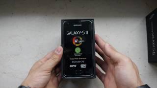 Samsung Galaxy S2 Unboxing / ausgepackt - German