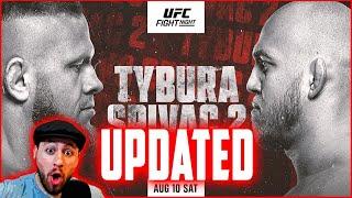 UFC Vegas 95 Tybura vs Spivac 2 Predictions & Betting Breakdown | Late Night Live