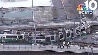 Several injuries reported after Green Line derailment in Cambridge