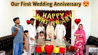 Our First Wedding Anniversary 