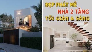 ĐẸP PHÁT MÊ - Nhà 2 Tầng TỐI GIẢN - THÔNG THOÁNG