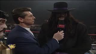 Undertaker and Paul Bearer deliver their final message to Diesel. WWF Raw. Mar 25, 1996.