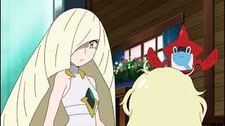 Pokémon Sun & Moon: Lillie & Lusamine Meet the first time 