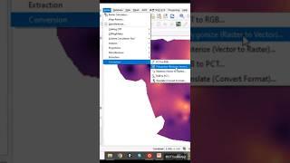 Convert raster to vector #viral #education #gis #raster #vector
