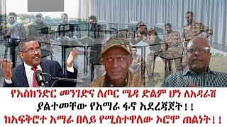 የእስክንድር መንገድ እና ለጦር ሜዳ ድልም ሆነ ለአዳራሽ ያልተመቸው የአማራ ፋኖ አደረጃጀት!