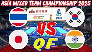 QF ASIA MIXED TEAM CHAMPIONSHIP 2025 Live Stream Badminton