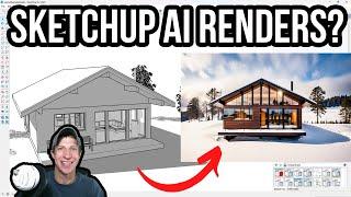 AI Renders from SketchUp GETTING BETTER?