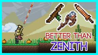 Starter Weapons in Terraria, but they are overpowered