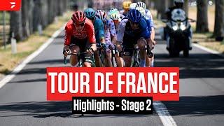 Tour de France 2024 Stage 2 Highlights
