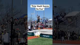 Pole Vaulting Can Be Really Unexpected #polevault #funny #shorts #fails #shortvideo #viralvideo