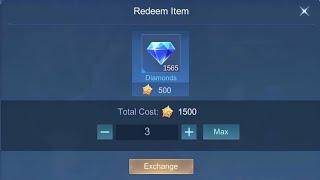 FREE 1500 DIAMONDS FOR EVERY PLAYERS | VANGUARD COINS EVENT IN MOBILE LEGENDS